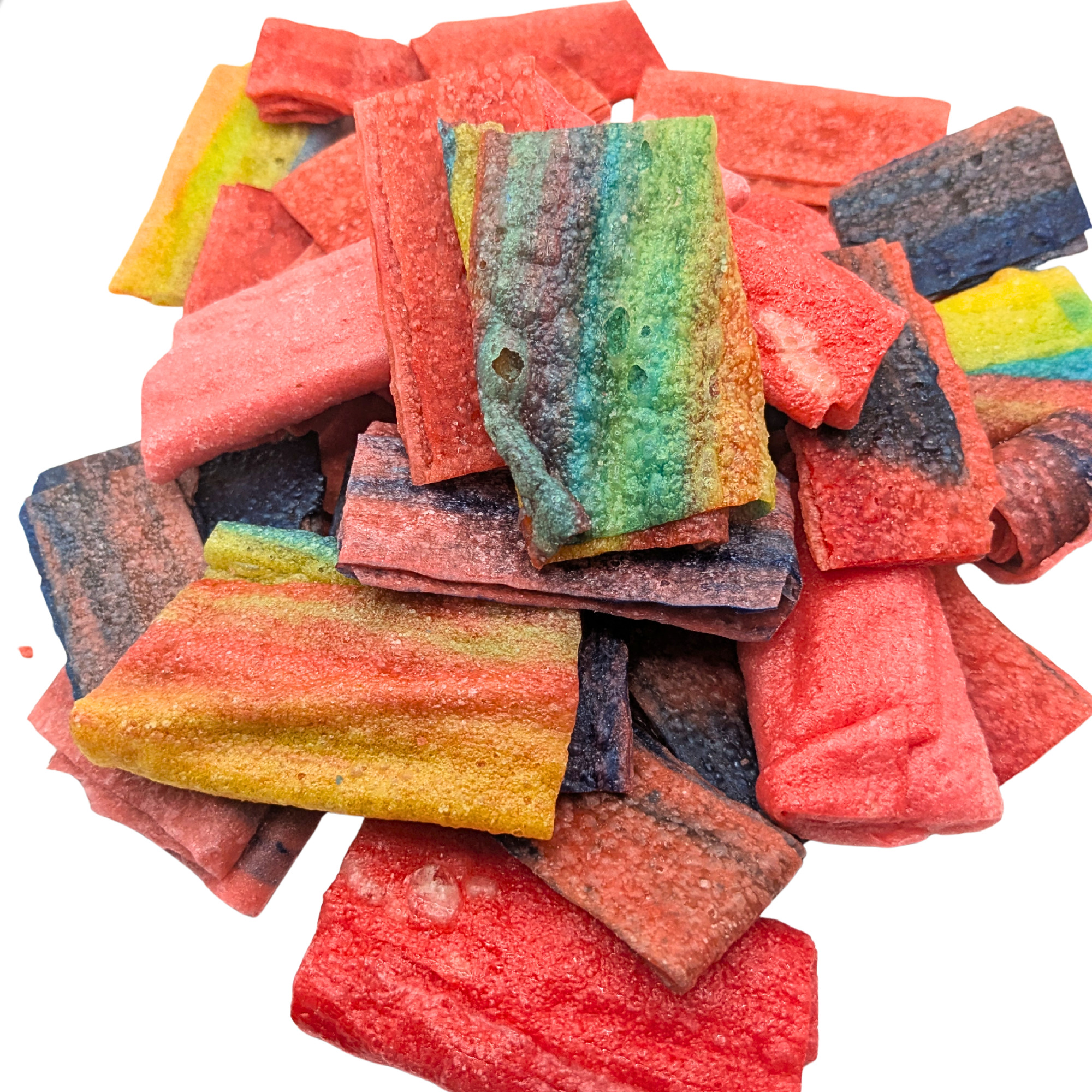 A pile of Ribbon Bitz against a white background