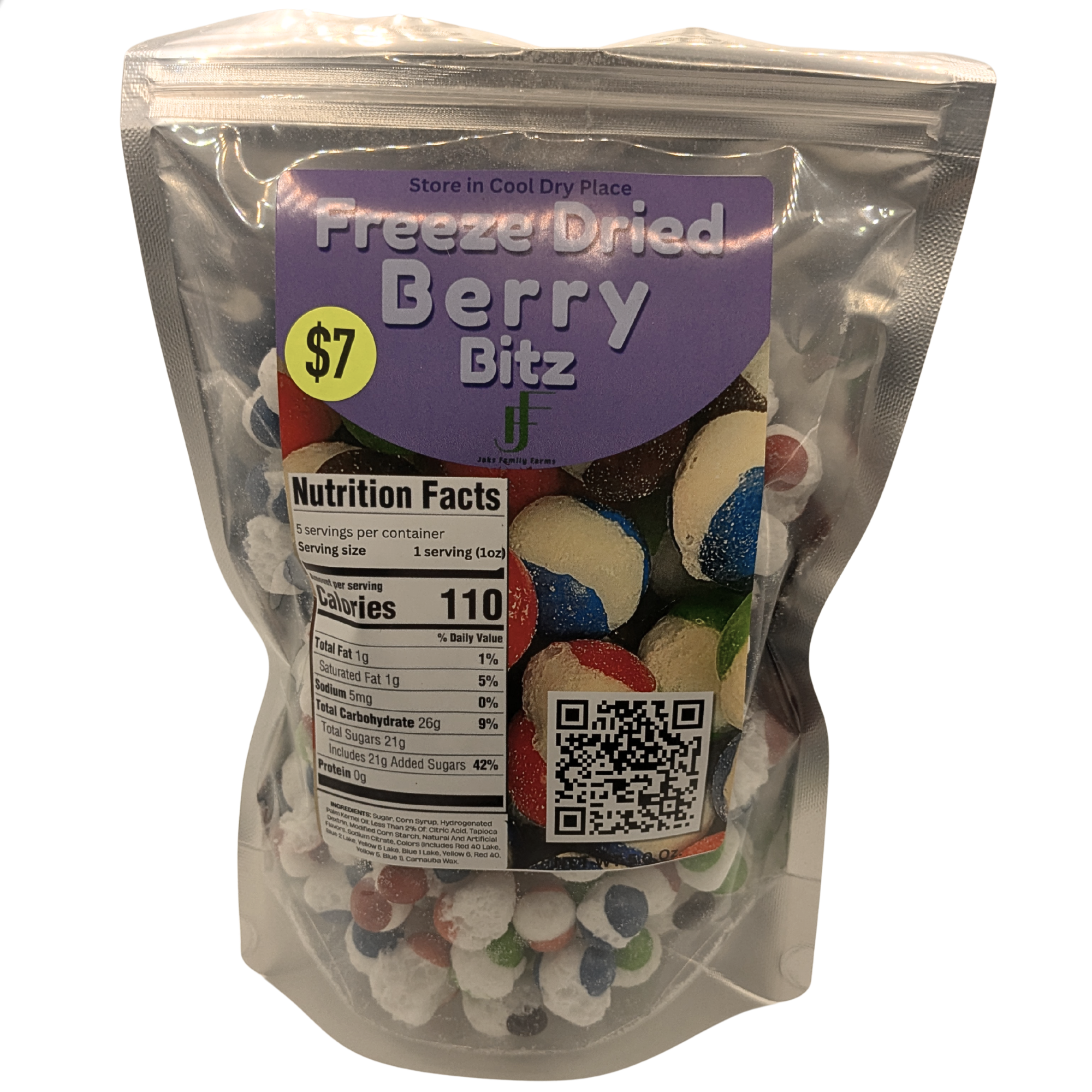 Bag of Freeze Dried Berry Bitz