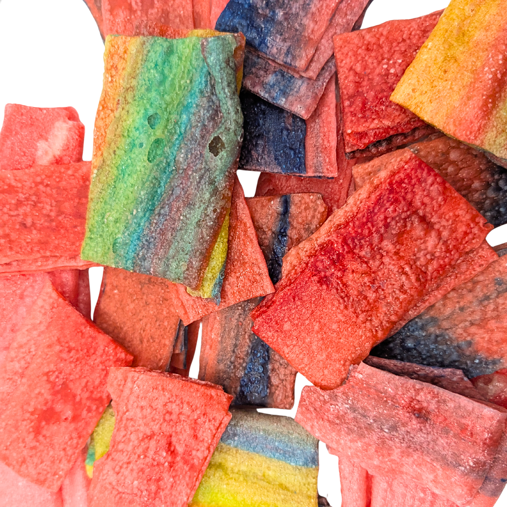 A pile of Ribbon Bitz against a white background