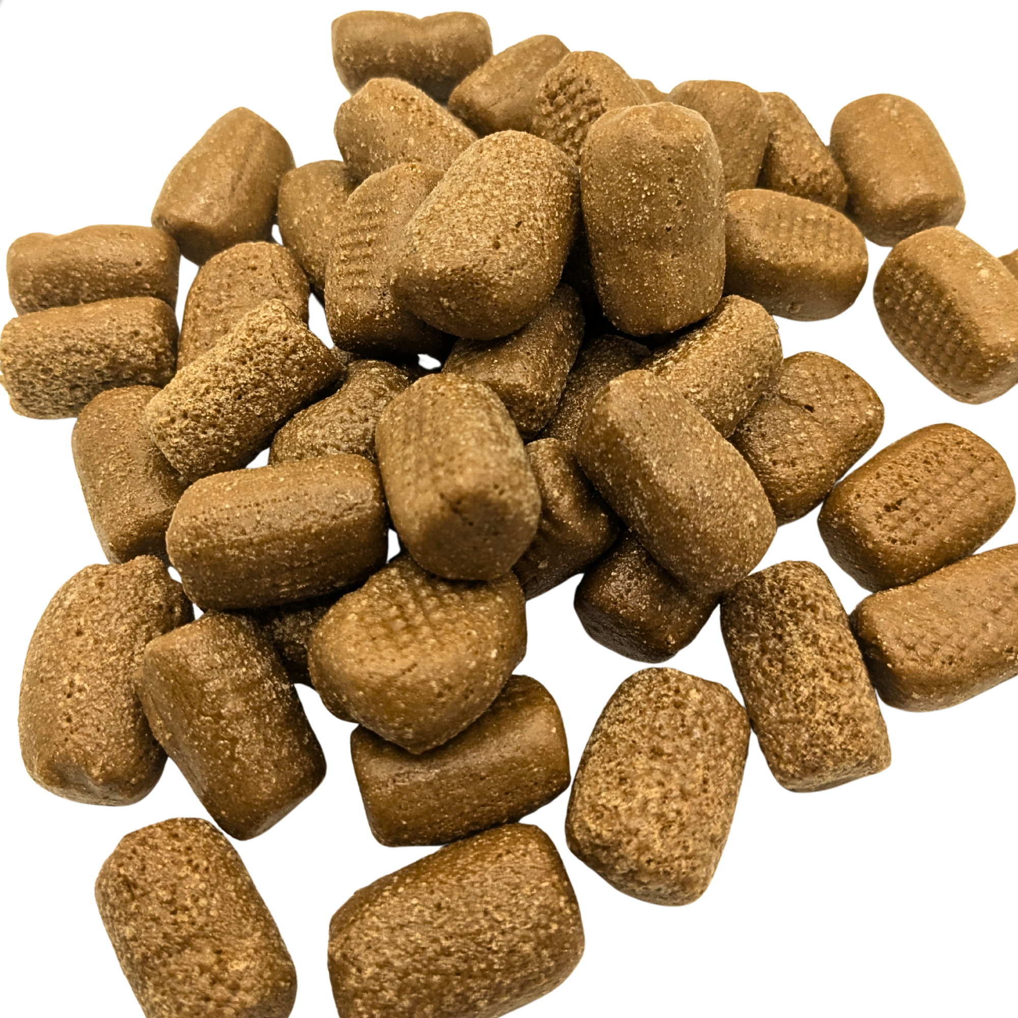 A pile of Tootsy Bitz on a white background